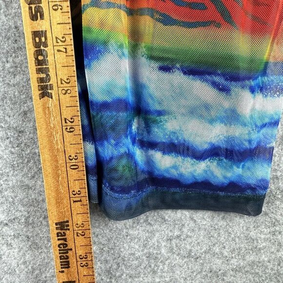 John Mark Chelsea Floral Pants Women XL Wide Leg Pull On Artsy Boho Palazzo Mesh - Picture 11 of 16